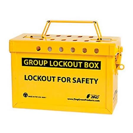 Zing ZING RecycLockout Group Lockout Box (Yellow), 6061Y 6061Y
